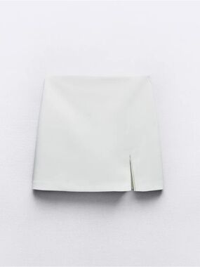 Zara White Skort